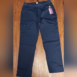 Scrubs NWT Dickies Mid Rise Tapered Pull On Scrub Pant DK135 Navy Blue Size m